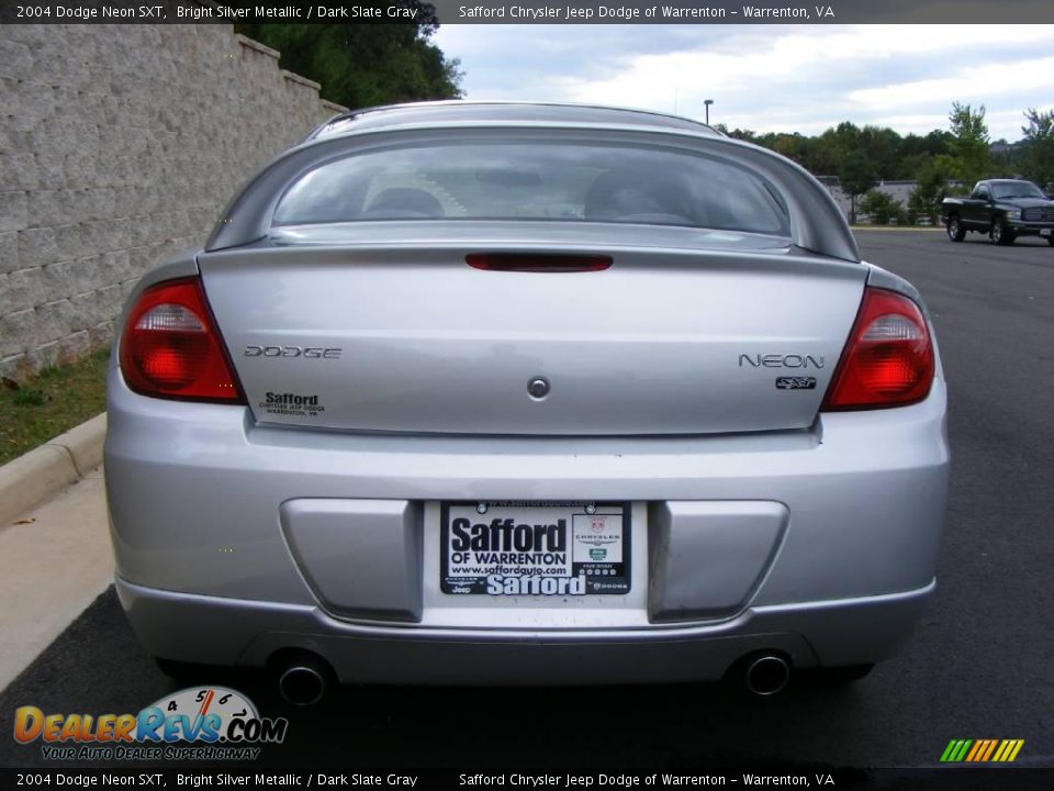 2004 Dodge Neon SXT Bright Silver Metallic / Dark Slate Gray Photo #6