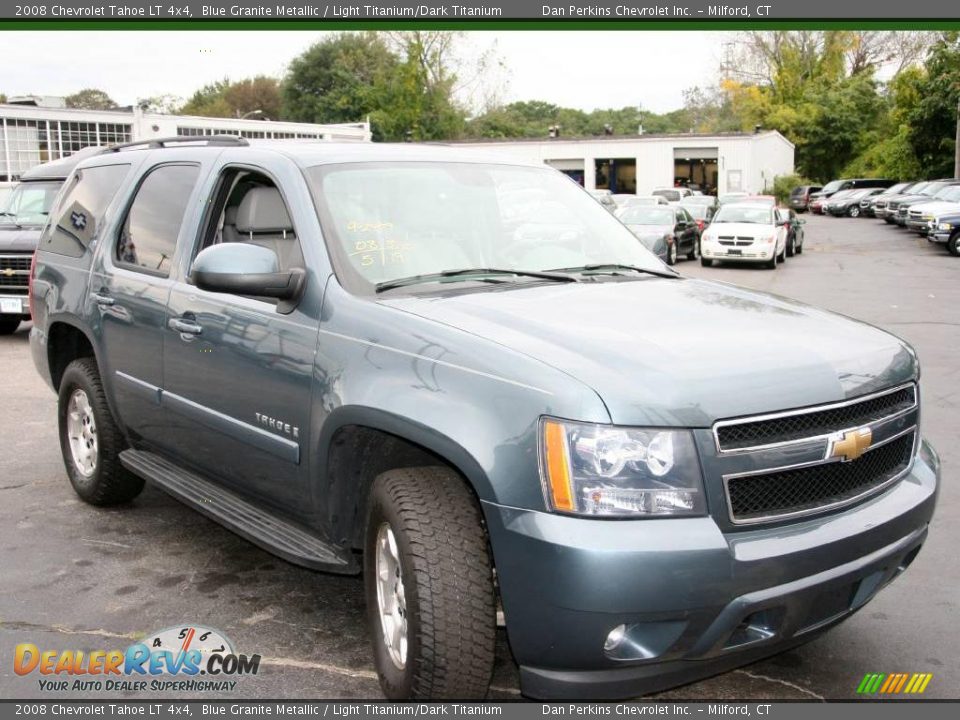 2008 Chevrolet Tahoe LT 4x4 Blue Granite Metallic / Light Titanium/Dark Titanium Photo #3