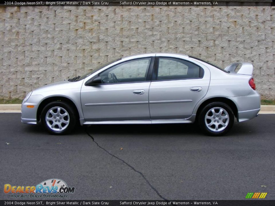2004 Dodge Neon SXT Bright Silver Metallic / Dark Slate Gray Photo #8