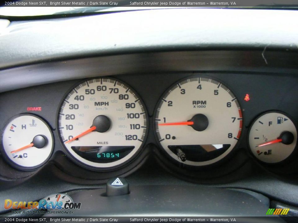 2004 Dodge Neon SXT Bright Silver Metallic / Dark Slate Gray Photo #9