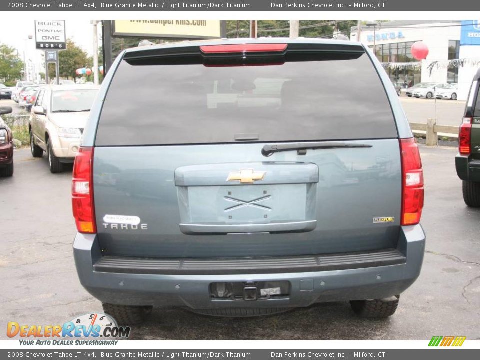 2008 Chevrolet Tahoe LT 4x4 Blue Granite Metallic / Light Titanium/Dark Titanium Photo #6