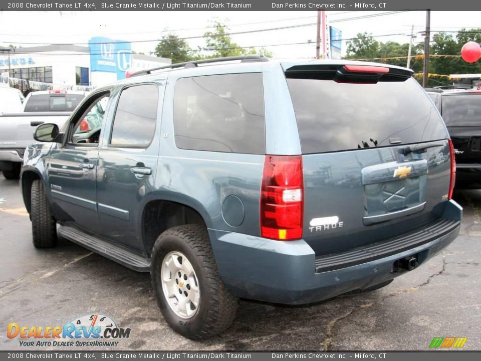2008 Chevrolet Tahoe LT 4x4 Blue Granite Metallic / Light Titanium/Dark Titanium Photo #8
