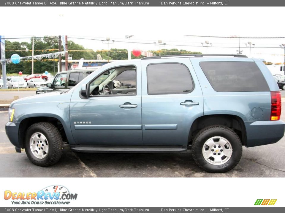 2008 Chevrolet Tahoe LT 4x4 Blue Granite Metallic / Light Titanium/Dark Titanium Photo #9