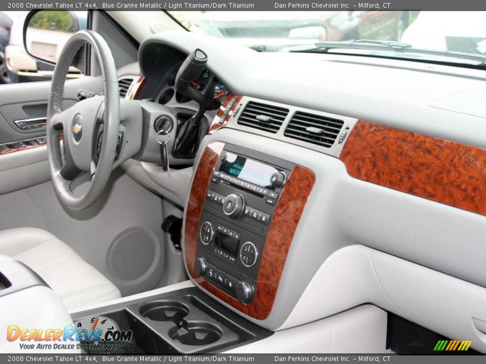 2008 Chevrolet Tahoe LT 4x4 Blue Granite Metallic / Light Titanium/Dark Titanium Photo #11