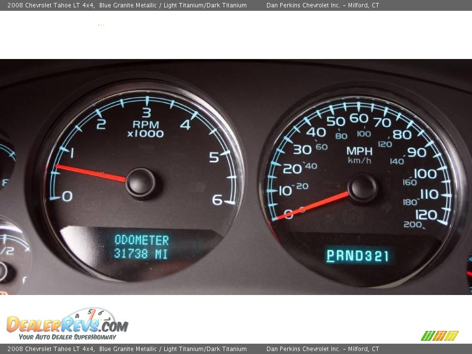 2008 Chevrolet Tahoe LT 4x4 Blue Granite Metallic / Light Titanium/Dark Titanium Photo #13