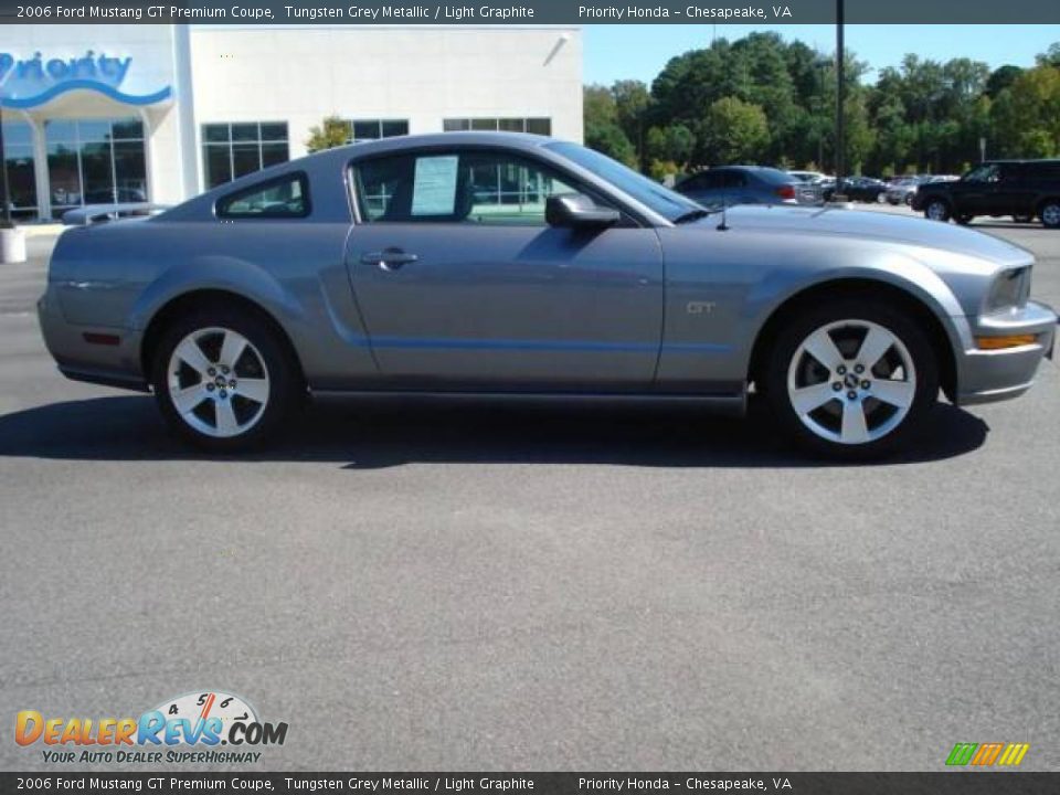 2006 Ford Mustang GT Premium Coupe Tungsten Grey Metallic / Light Graphite Photo #6