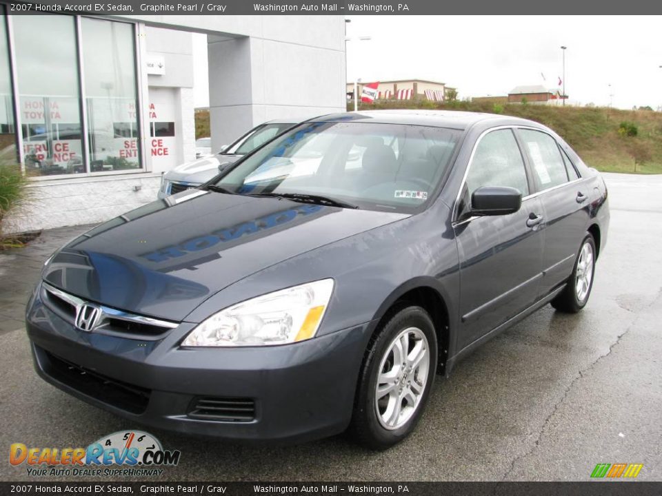 2007 Honda Accord EX Sedan Graphite Pearl / Gray Photo #2