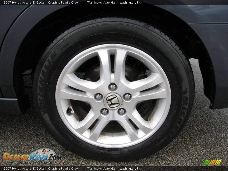 2007 Honda Accord EX Sedan Graphite Pearl / Gray Photo #5