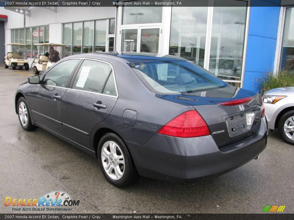 2007 Honda Accord EX Sedan Graphite Pearl / Gray Photo #6