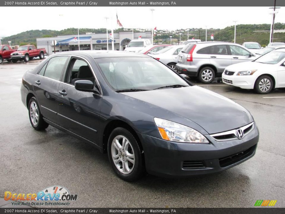 2007 Honda Accord EX Sedan Graphite Pearl / Gray Photo #9