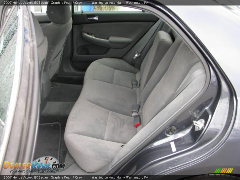 2007 Honda Accord EX Sedan Graphite Pearl / Gray Photo #12