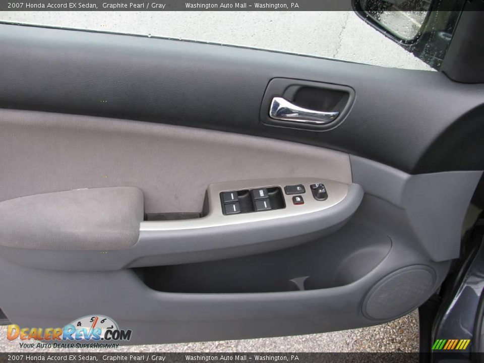 2007 Honda Accord EX Sedan Graphite Pearl / Gray Photo #14