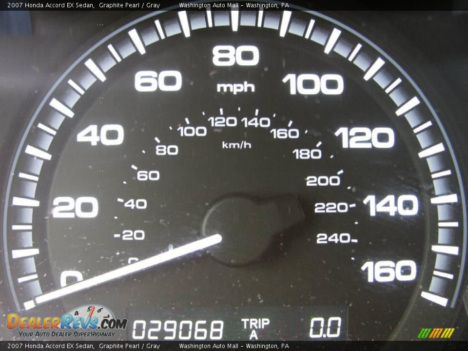 2007 Honda Accord EX Sedan Graphite Pearl / Gray Photo #20