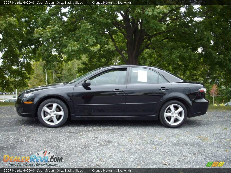2007 Mazda MAZDA6 i Sport Sedan Onyx Black / Black Photo #2