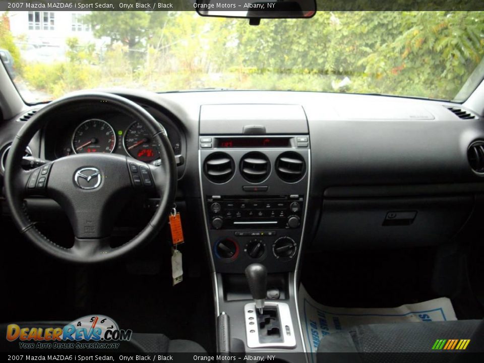2007 Mazda MAZDA6 i Sport Sedan Onyx Black / Black Photo #6
