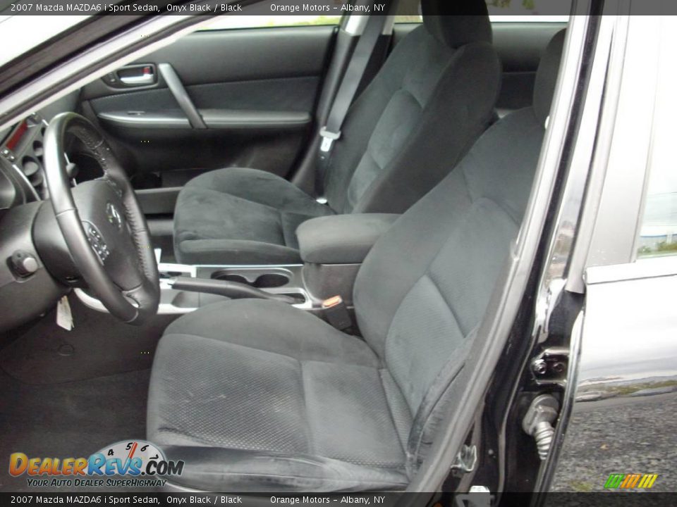 2007 Mazda MAZDA6 i Sport Sedan Onyx Black / Black Photo #10
