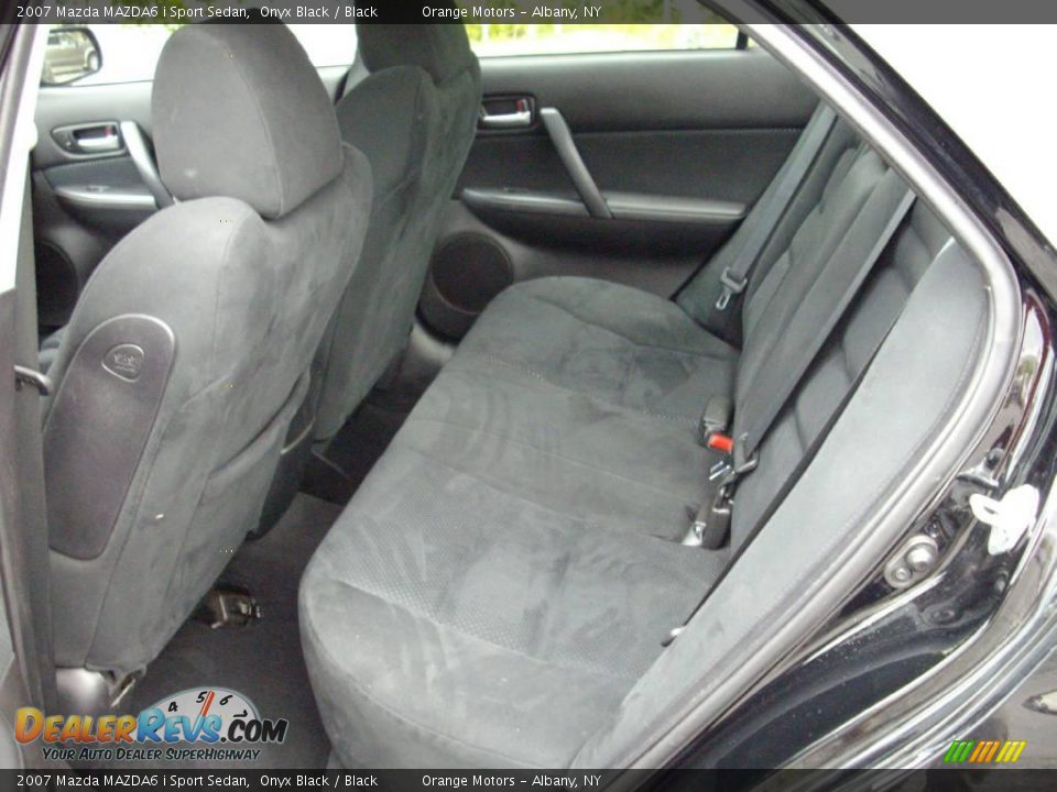 2007 Mazda MAZDA6 i Sport Sedan Onyx Black / Black Photo #11