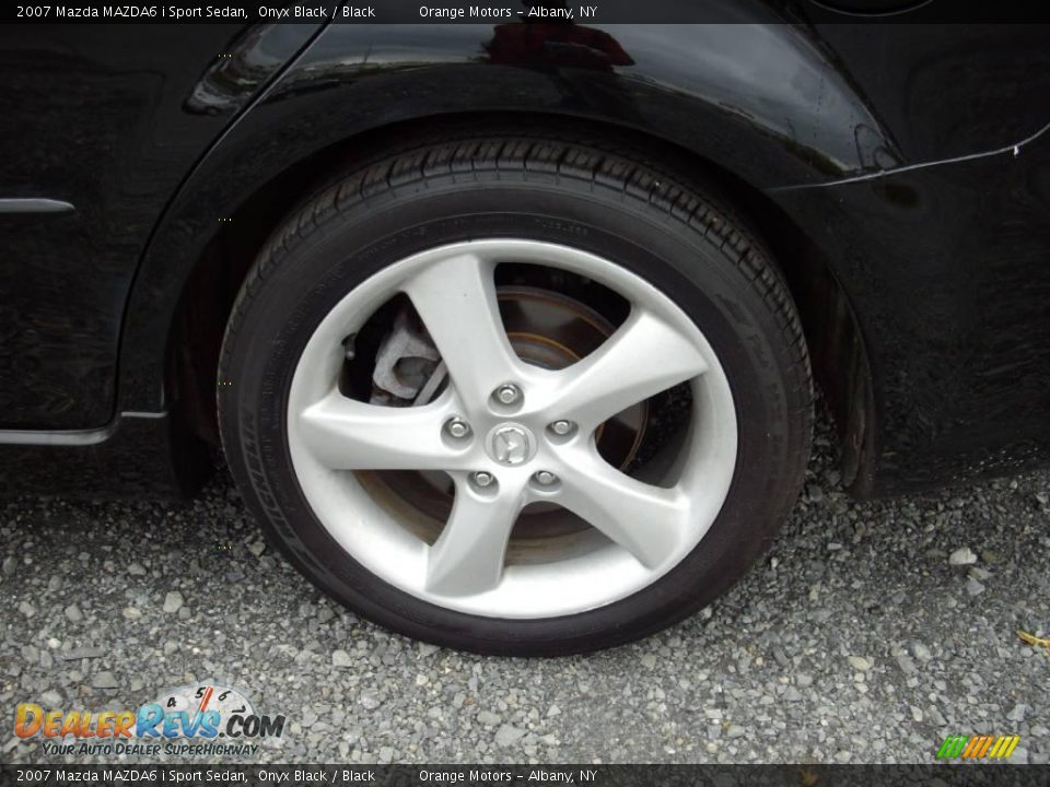 2007 Mazda MAZDA6 i Sport Sedan Onyx Black / Black Photo #13