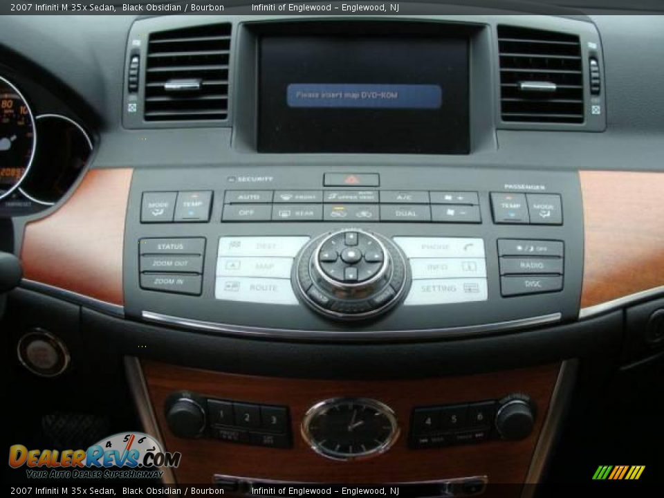 2007 Infiniti M 35x Sedan Black Obsidian / Bourbon Photo #18