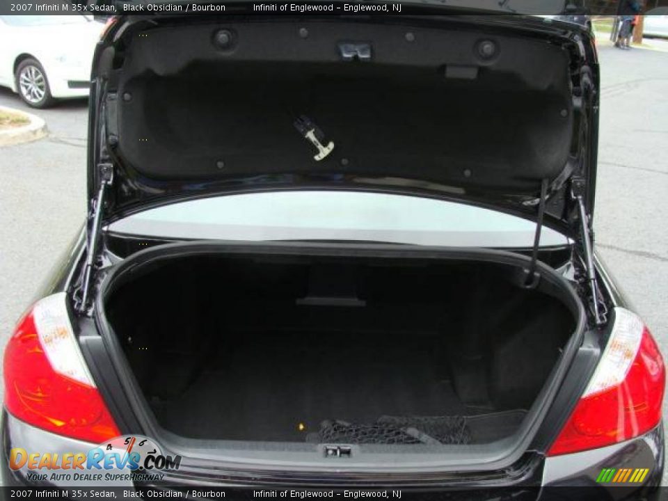 2007 Infiniti M 35x Sedan Black Obsidian / Bourbon Photo #21