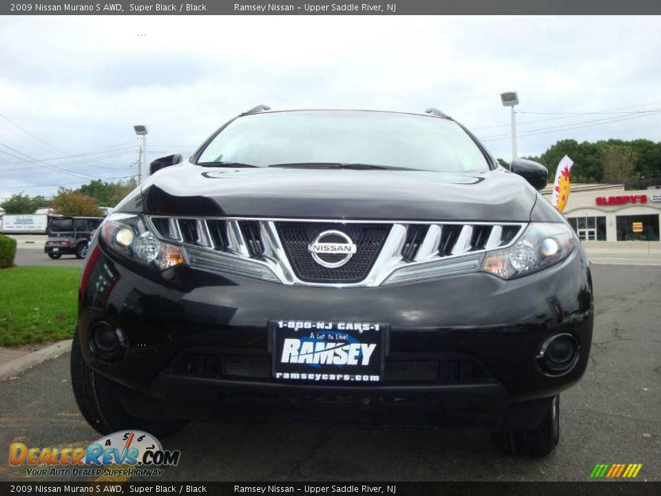 2009 Nissan Murano S AWD Super Black / Black Photo #2