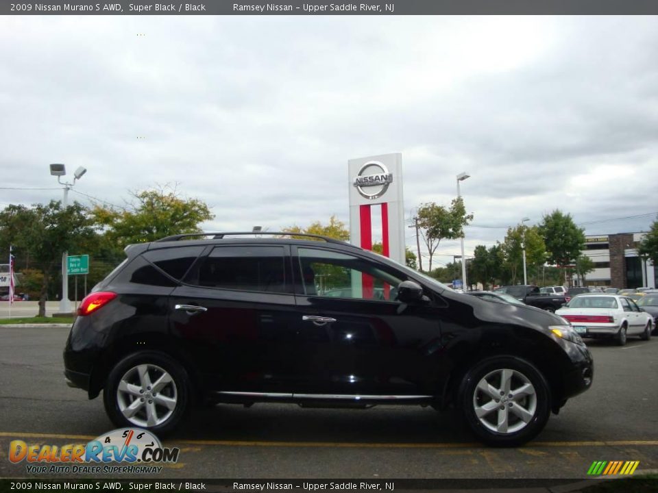 2009 Nissan Murano S AWD Super Black / Black Photo #11