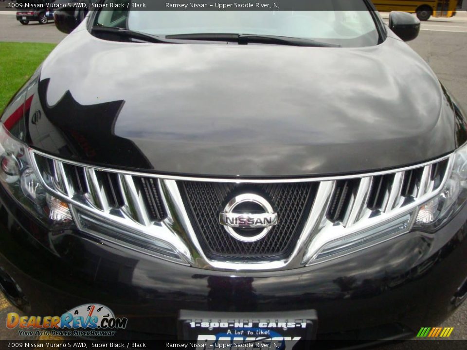 2009 Nissan Murano S AWD Super Black / Black Photo #15