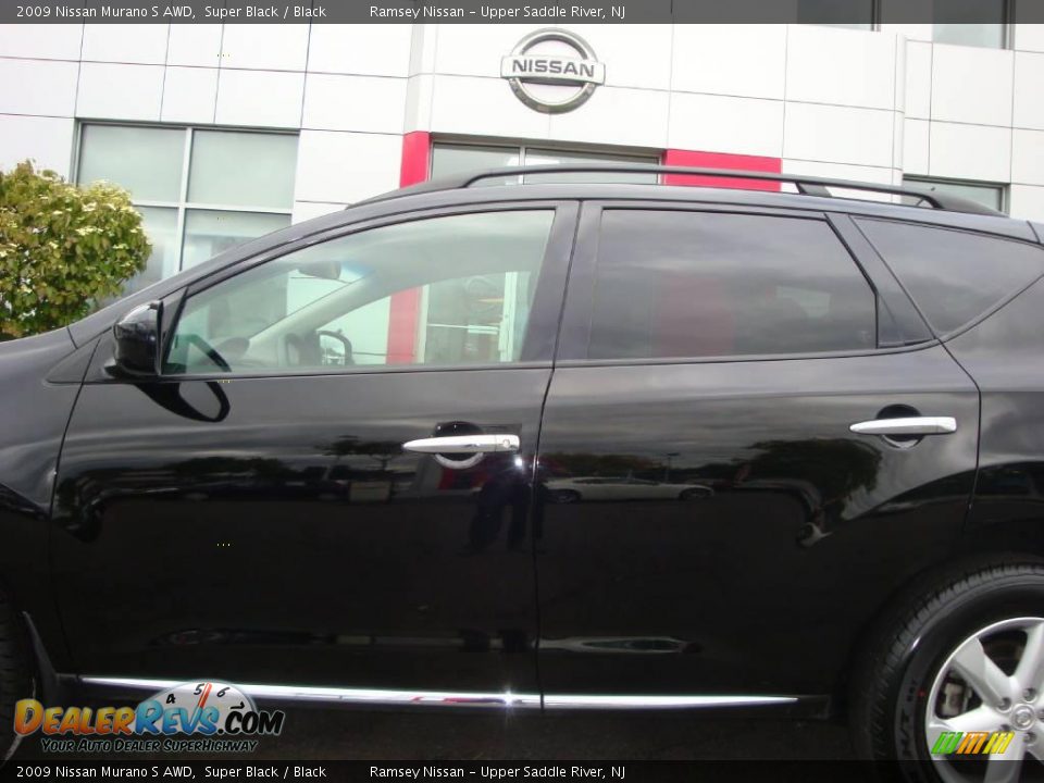 2009 Nissan Murano S AWD Super Black / Black Photo #17