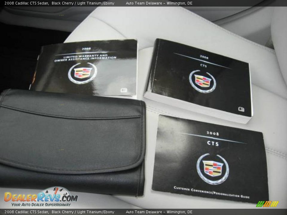 2008 Cadillac CTS Sedan Black Cherry / Light Titanium/Ebony Photo #21