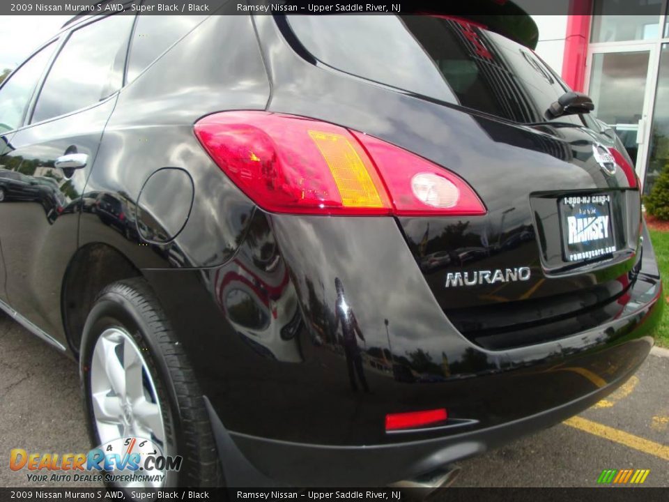 2009 Nissan Murano S AWD Super Black / Black Photo #18