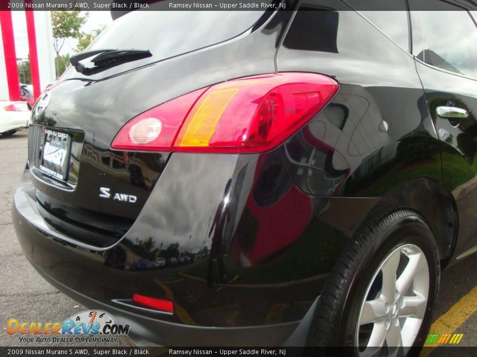 2009 Nissan Murano S AWD Super Black / Black Photo #20