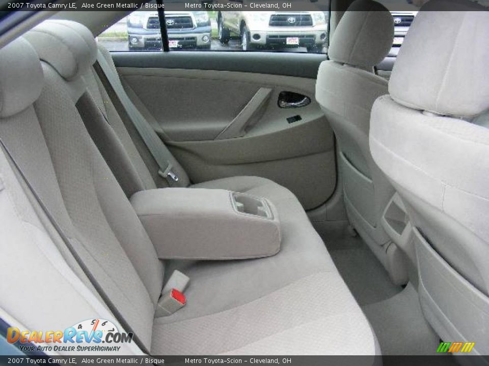 2007 Toyota Camry LE Aloe Green Metallic / Bisque Photo #12