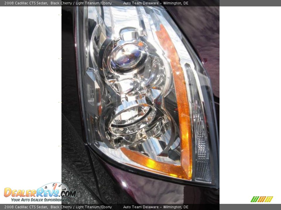 2008 Cadillac CTS Sedan Black Cherry / Light Titanium/Ebony Photo #26