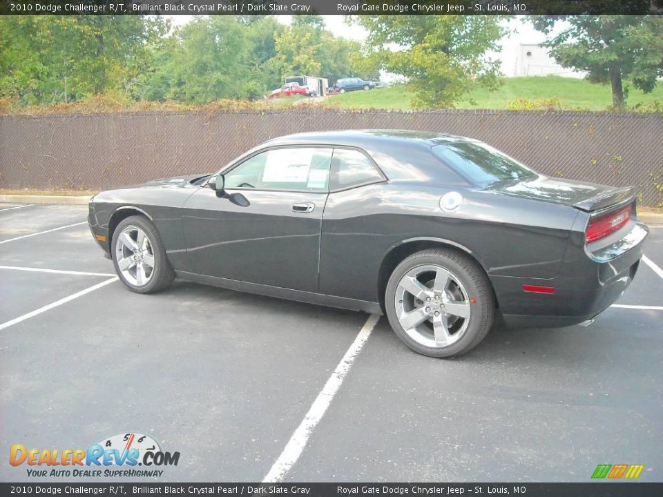 2010 Dodge Challenger R/T Brilliant Black Crystal Pearl / Dark Slate Gray Photo #2
