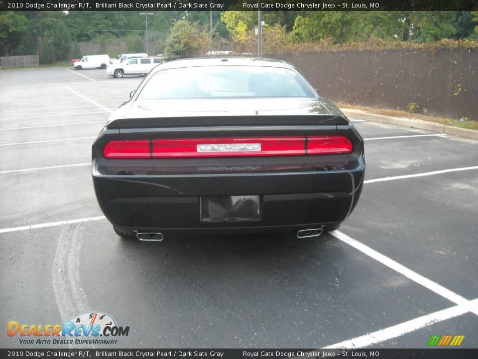 2010 Dodge Challenger R/T Brilliant Black Crystal Pearl / Dark Slate Gray Photo #3