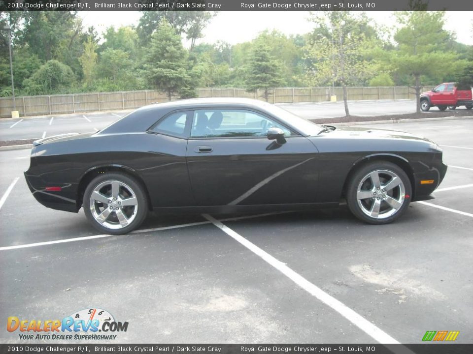 2010 Dodge Challenger R/T Brilliant Black Crystal Pearl / Dark Slate Gray Photo #5