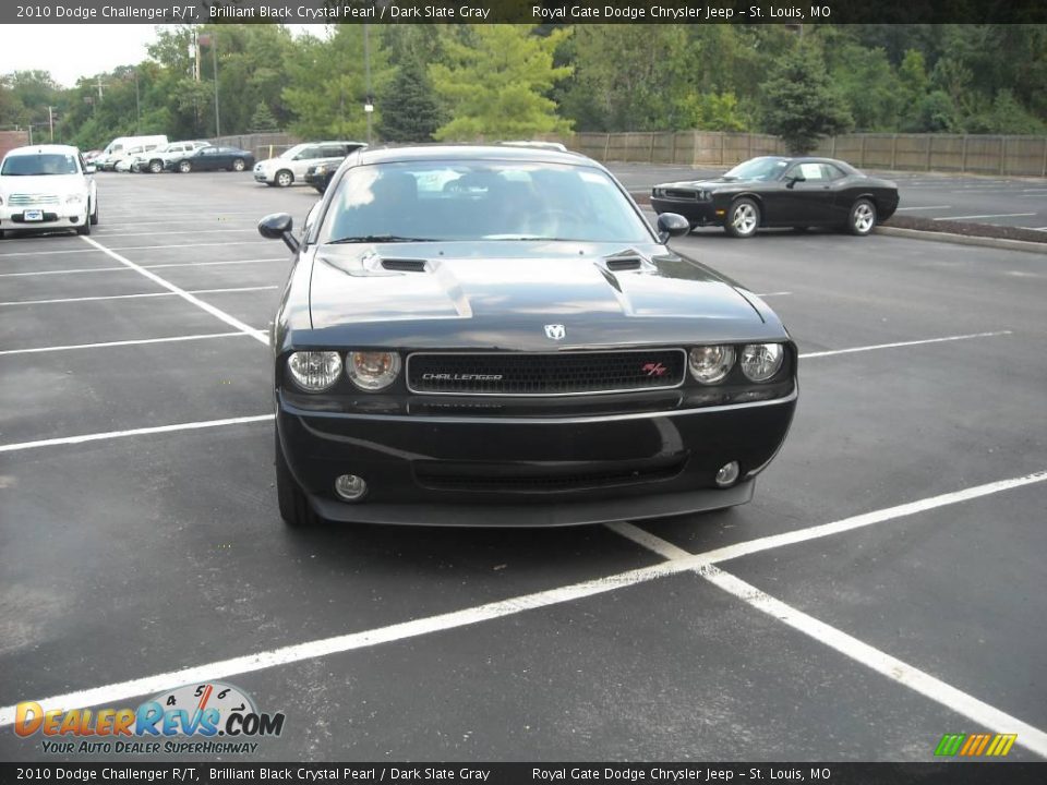2010 Dodge Challenger R/T Brilliant Black Crystal Pearl / Dark Slate Gray Photo #7