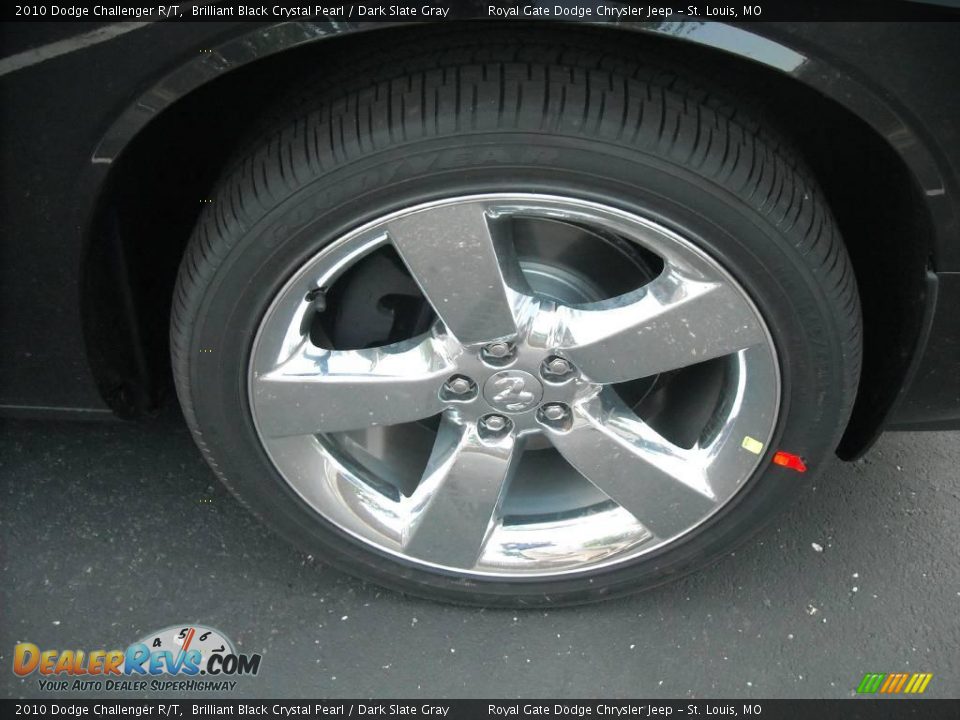 2010 Dodge Challenger R/T Brilliant Black Crystal Pearl / Dark Slate Gray Photo #13
