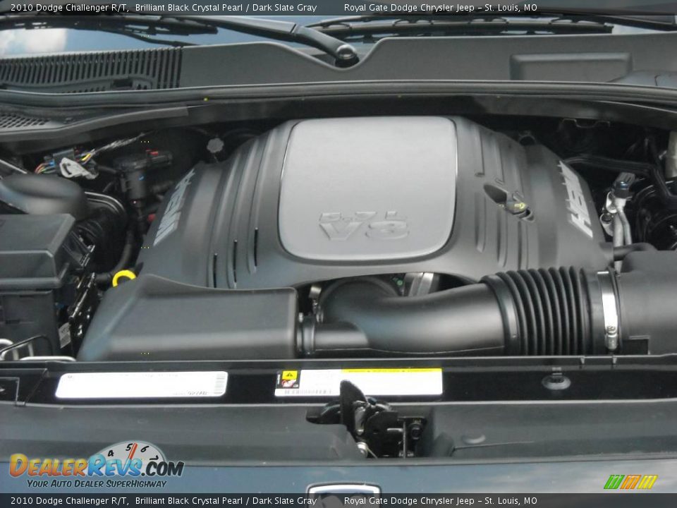 2010 Dodge Challenger R/T Brilliant Black Crystal Pearl / Dark Slate Gray Photo #18