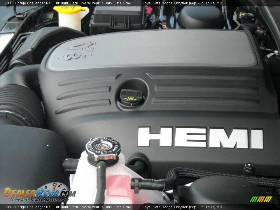 2010 Dodge Challenger R/T Brilliant Black Crystal Pearl / Dark Slate Gray Photo #20