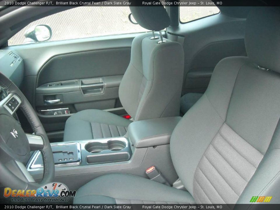 2010 Dodge Challenger R/T Brilliant Black Crystal Pearl / Dark Slate Gray Photo #22