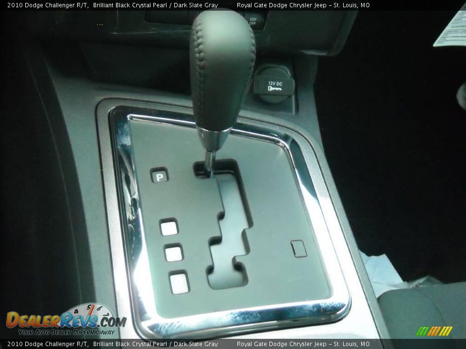 2010 Dodge Challenger R/T Brilliant Black Crystal Pearl / Dark Slate Gray Photo #26