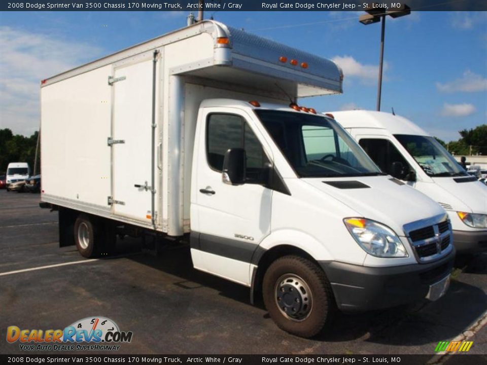 2008 Dodge Sprinter Van 3500 Chassis 170 Moving Truck Arctic White / Gray Photo #1