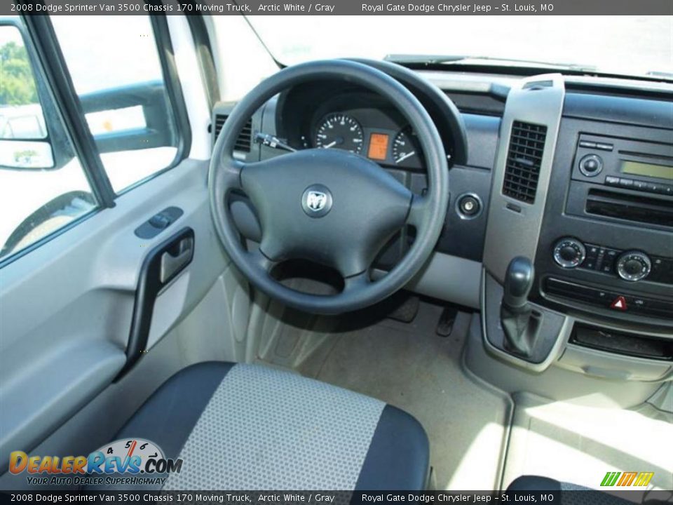 2008 Dodge Sprinter Van 3500 Chassis 170 Moving Truck Arctic White / Gray Photo #4