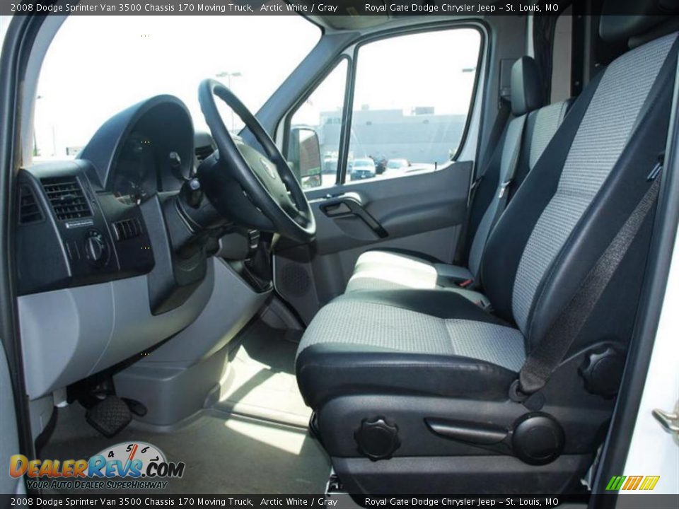 2008 Dodge Sprinter Van 3500 Chassis 170 Moving Truck Arctic White / Gray Photo #6