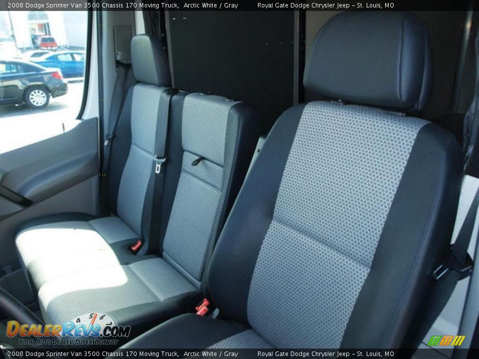 2008 Dodge Sprinter Van 3500 Chassis 170 Moving Truck Arctic White / Gray Photo #7