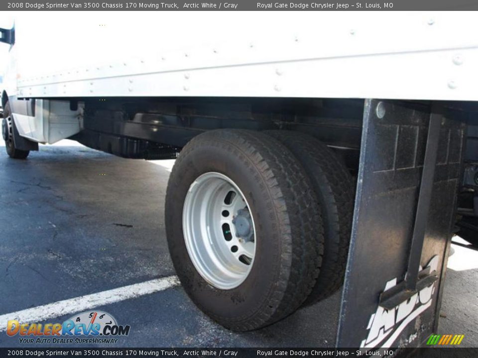 2008 Dodge Sprinter Van 3500 Chassis 170 Moving Truck Arctic White / Gray Photo #11