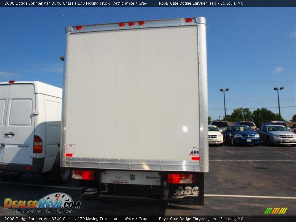 2008 Dodge Sprinter Van 3500 Chassis 170 Moving Truck Arctic White / Gray Photo #12