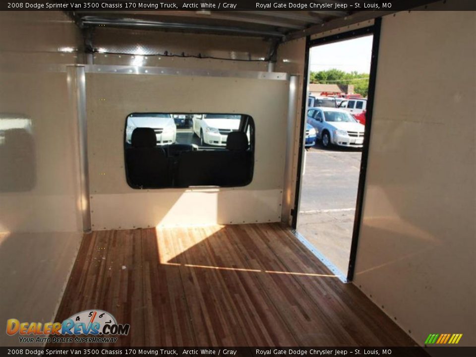 2008 Dodge Sprinter Van 3500 Chassis 170 Moving Truck Arctic White / Gray Photo #14