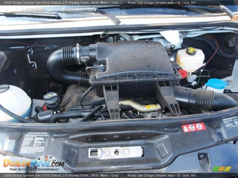 2008 Dodge Sprinter Van 3500 Chassis 170 Moving Truck Arctic White / Gray Photo #15